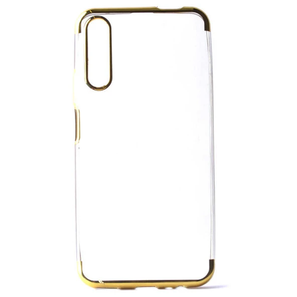 Huawei P Smart Pro 2019 Kılıf  Dört Köşeli Lazer Silikon Kapak - Resim 6