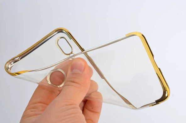 Huawei Y6S 2019 Kılıf  Dört Köşeli Lazer Silikon Kapak - Resim 7