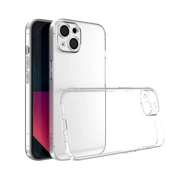 Apple iPhone 13 Kılıf  Kamera Korumalı Süper Silikon Kapak - Resim 2