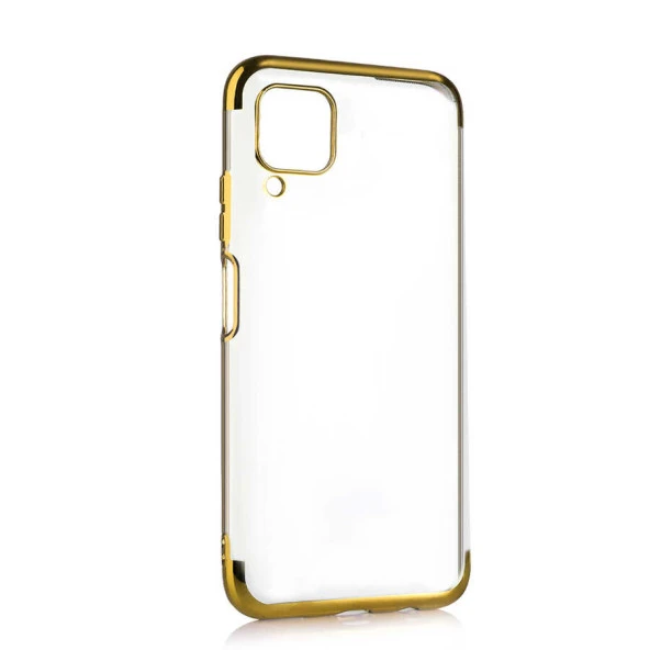 Huawei P40 Lite Kılıf  Dört Köşeli Lazer Silikon Kapak - Resim 5