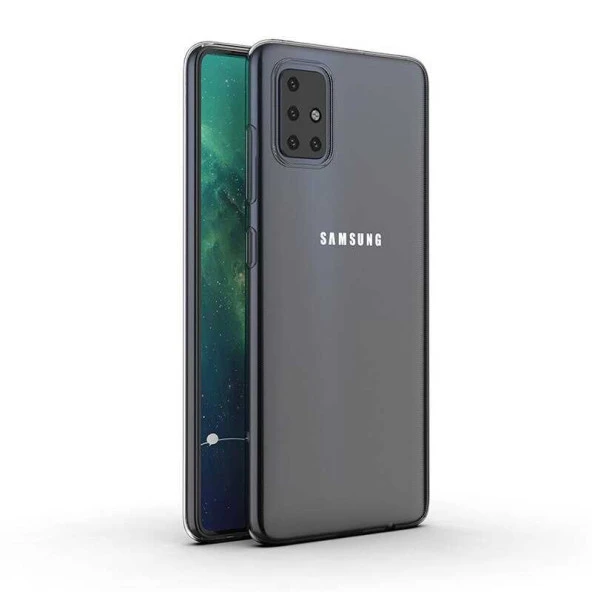 Galaxy A71 Kılıf  Süper Silikon Kapak