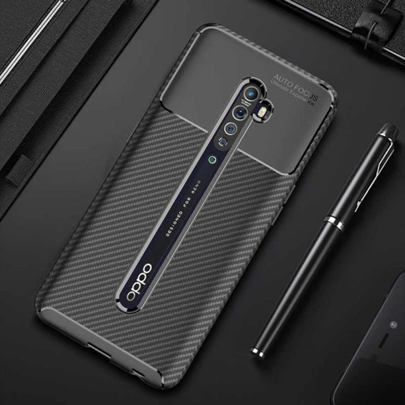 Oppo Reno 2 Kılıf  Negro Silikon Kapak