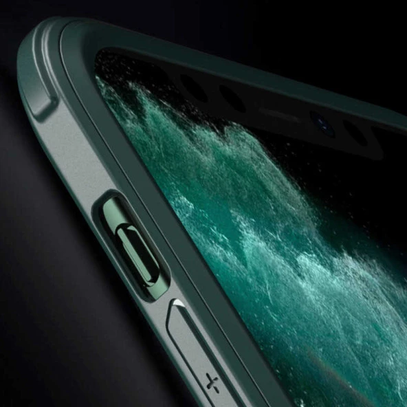 Apple iPhone 12 Kılıf  Dor Silikon Temperli Cam Kapak - Resim 9