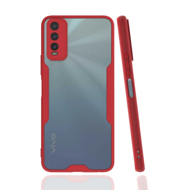 Vivo Y20 Kılıf  Parfe Kapak - Resim 3