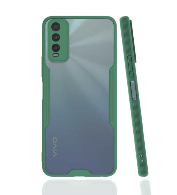 Vivo Y20 Kılıf  Parfe Kapak - Resim 4
