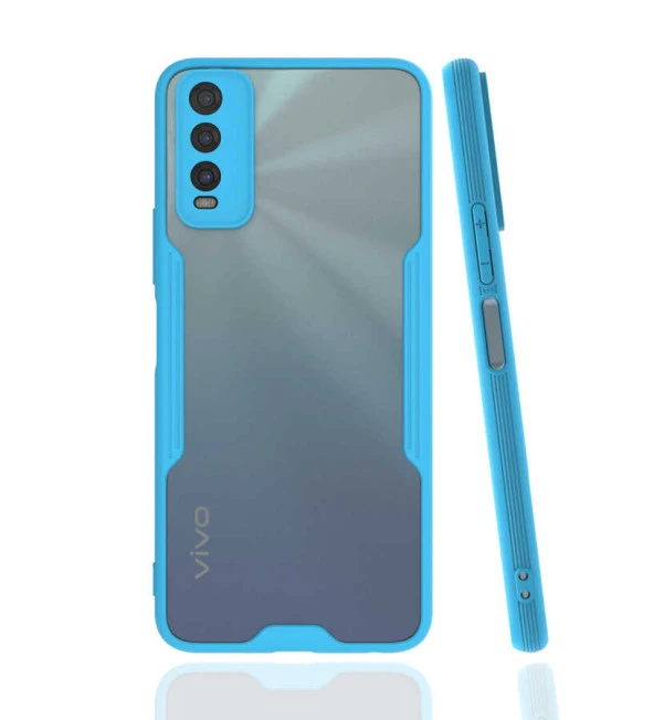 Vivo Y20 Kılıf  Parfe Kapak - Resim 5