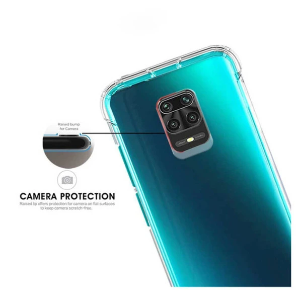 Xiaomi Redmi Note 9 Kılıf  Nitro Anti Shock Silikon - Resim 3