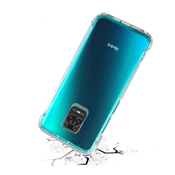 Xiaomi Redmi Note 9 Kılıf  Nitro Anti Shock Silikon - Resim 4