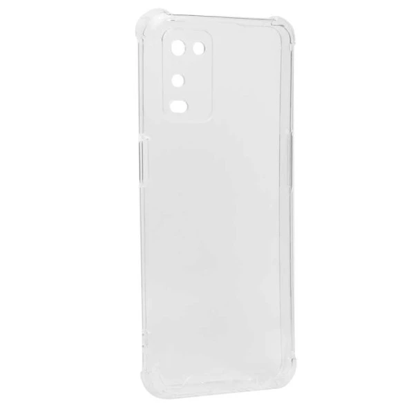 Oppo A54 4G Kılıf  Kamera Korumalı Nitro Anti Shock Silikon - Resim 2