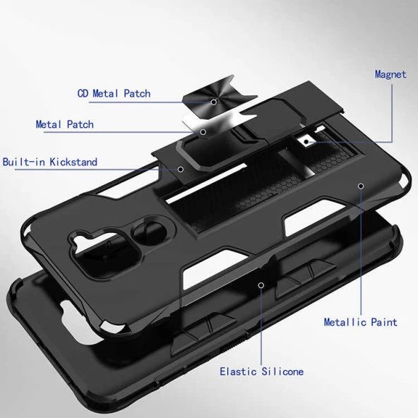 Xiaomi Redmi Note 9 Kılıf  Volve Kapak - Resim 11