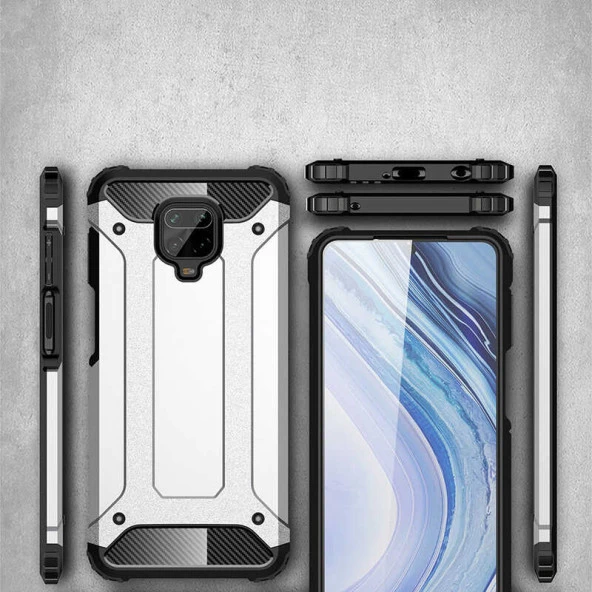 Xiaomi Redmi Note 9 Pro Kılıf  Crash Silikon Kapak - 6