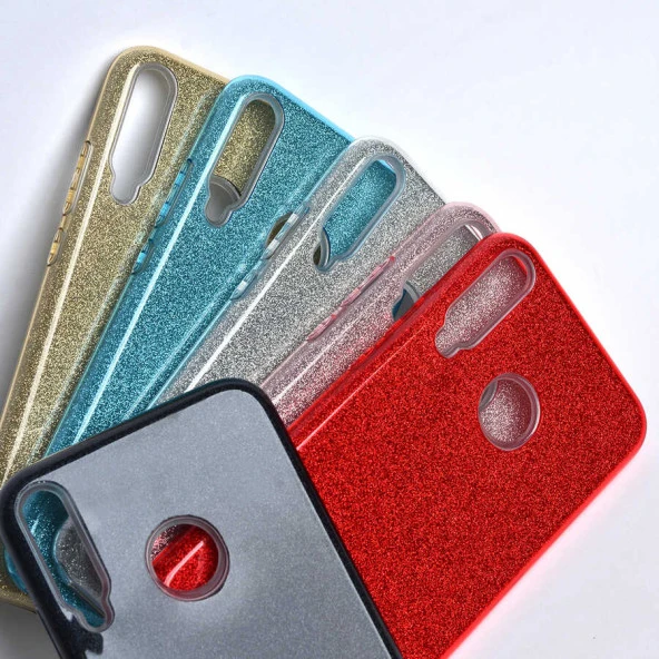 Huawei P40 Lite E Kılıf  Shining Silikon - Resim 8