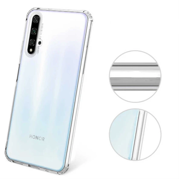Huawei Nova 5T Kılıf  Nitro Anti Shock Silikon - Resim 7