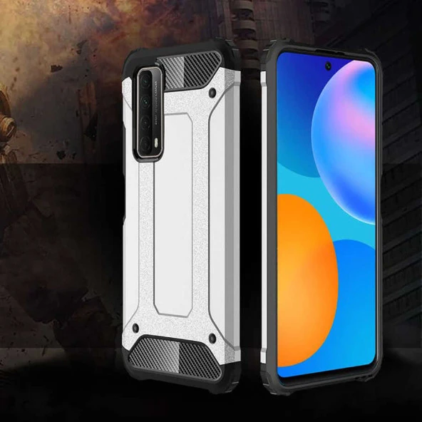 Huawei P Smart 2021 Kılıf  Crash Silikon Kapak - 9