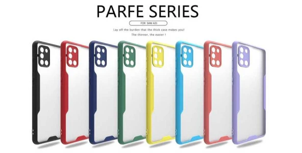 Galaxy A31 Kılıf  Parfe Kapak - Resim 10