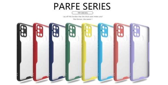 Galaxy A21S Kılıf  Parfe Kapak - Resim 10