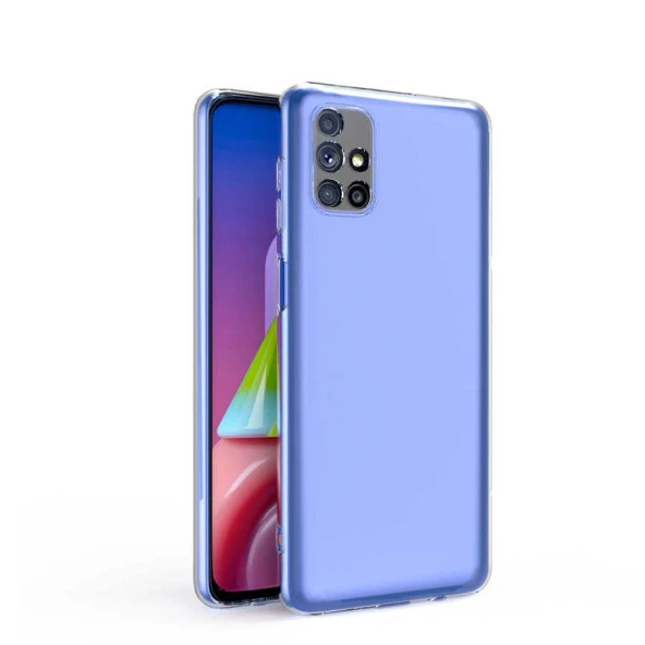 Galaxy M51 Kılıf  Kamera Korumalı Süper Silikon Kapak - Resim 5