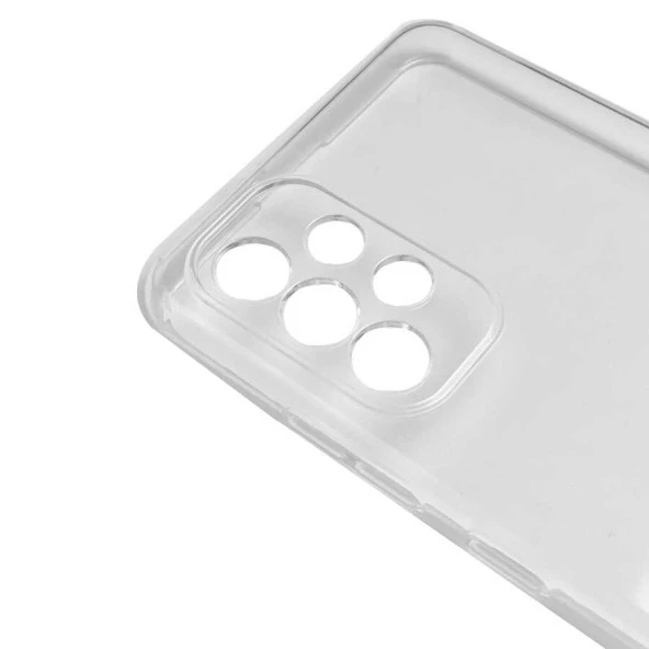 Galaxy A32 4G Kılıf  Kamera Korumalı Süper Silikon Kapak - Resim 3