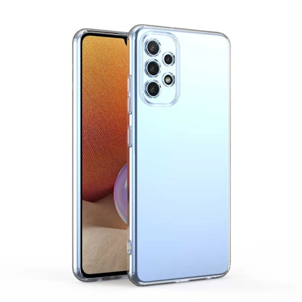 Galaxy A32 4G Kılıf  Kamera Korumalı Süper Silikon Kapak - Resim 5