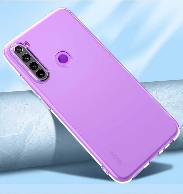 Xiaomi Redmi Note 8 Kılıf  Kamera Korumalı Süper Silikon Kapak - Resim 5
