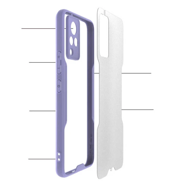 Vivo V21 Kılıf  Parfe Kapak - Resim 10