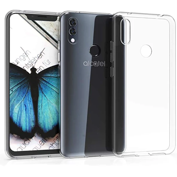 Alcatel 5V Kılıf  Süper Silikon Kapak