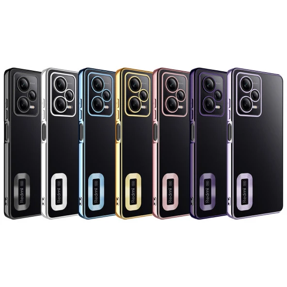 Xiaomi Redmi Note 12 Pro 5G Kılıf Kamera Korumalı Logo Gösteren  Omega Kapak - Resim 9