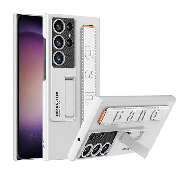 Galaxy S23 Ultra Kılıf Standlı El Tutacaklı  Band Kapak ürün görseli