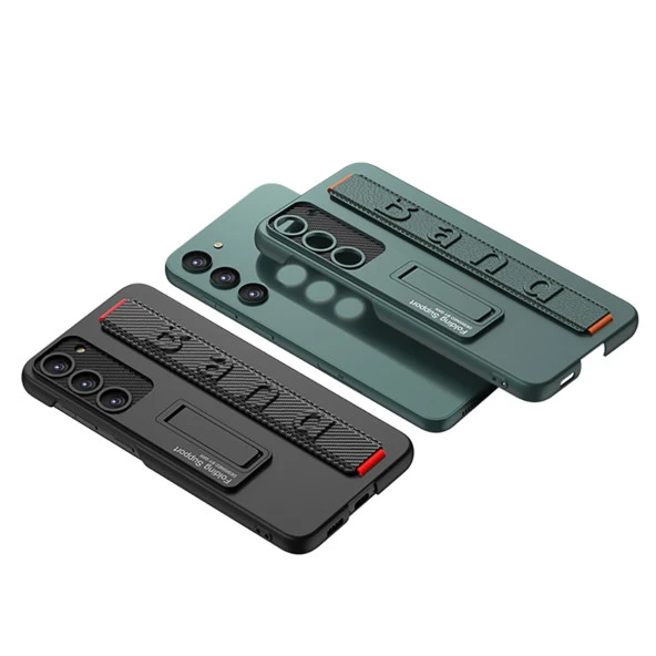 Galaxy S23 Plus Kılıf Standlı El Tutacaklı  Band Kapak - Resim 6