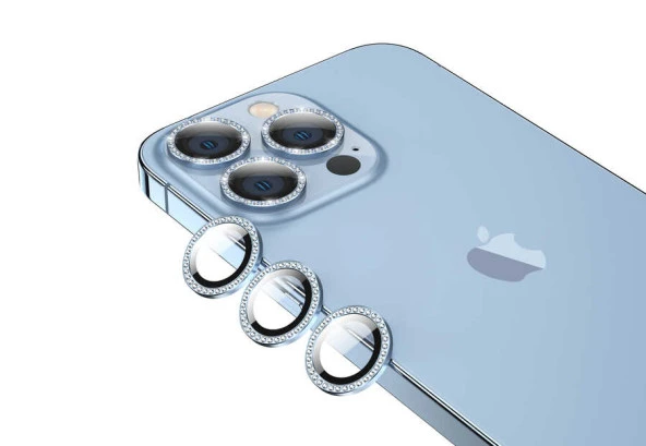 Apple iPhone 13 Pro CL-06 Kamera Lens Koruyucu - Resim 3