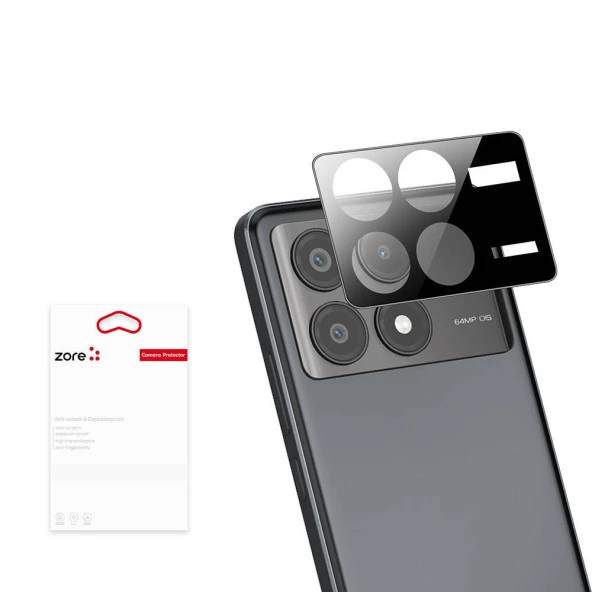 Xiaomi Poco X6 Pro  3D Kamera Camı