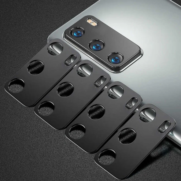 Huawei P40  Kamera Lens Koruyucu Cam Filmi - Resim 8