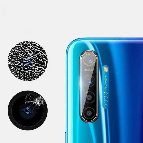 Realme 5 Pro  Nano Kamera Koruyucu - Resim 4