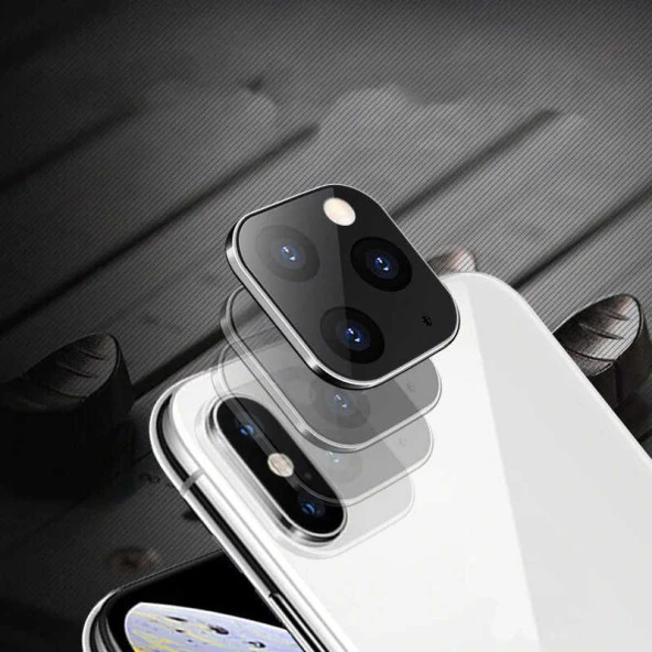 Apple iPhone X CP-03  iPhone 11 Pro Max Kamera Lens Dönüştürücü - Resim 5