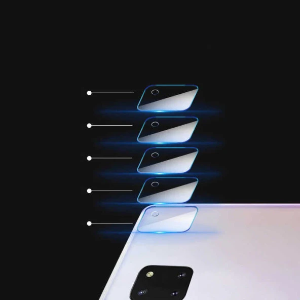 Galaxy A91 (S10 Lite)  Nano Kamera Koruyucu - Resim 5