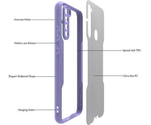 Xiaomi Redmi Note 8 Kılıf  Parfe Kapak - Resim 11