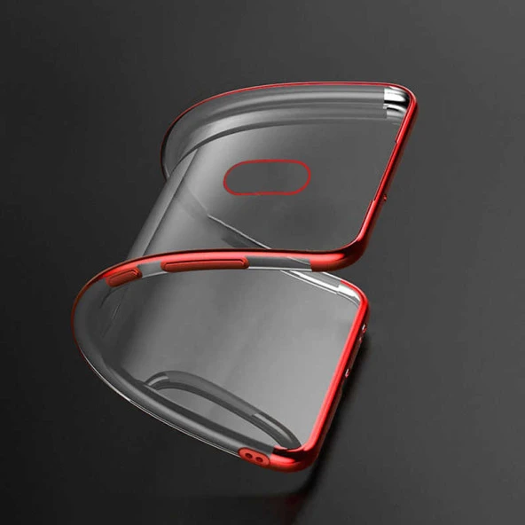 Xiaomi Redmi 8A Kılıf  Dört Köşeli Lazer Silikon Kapak - Resim 8