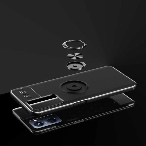 Oppo A76 Kılıf  Ravel Silikon Kapak - Resim 10