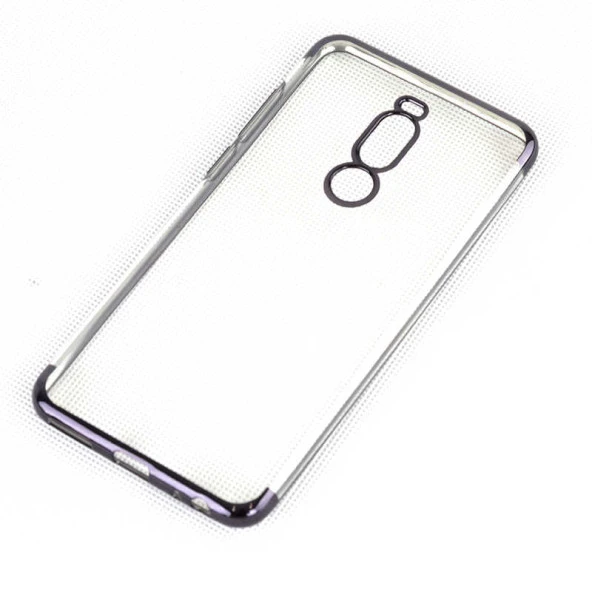 Meizu Note 8 Kılıf  Dört Köşeli Lazer Silikon Kapak - Resim 6