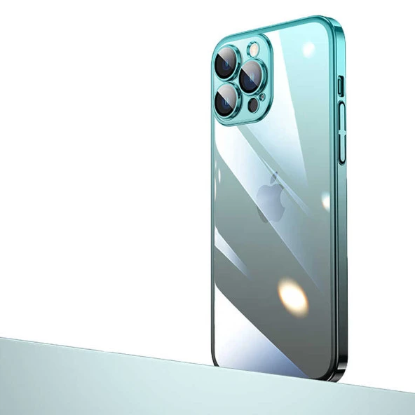 Apple iPhone 13 Pro Kılıf Parlak Renk Geçişli Kamera Korumalı  Senkron Kapak - Resim 4