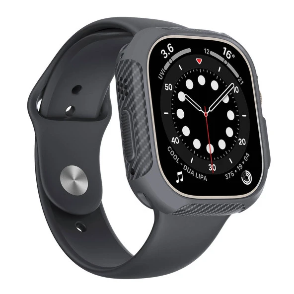 Apple Watch Ultra 49mm Silikon TPU Kasa Koruyucu  Watch Gard 31 - Resim 3