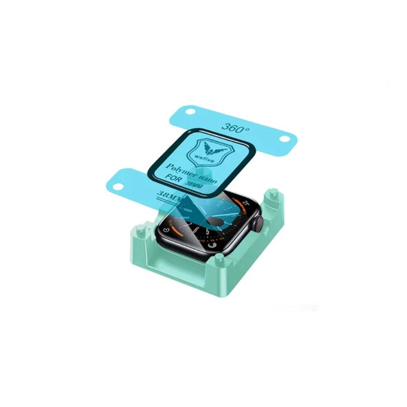 Apple Watch 38mm  Polymer Nano Ekran Koruyucu + Kolay Uygulama Aparatlı ürün görseli