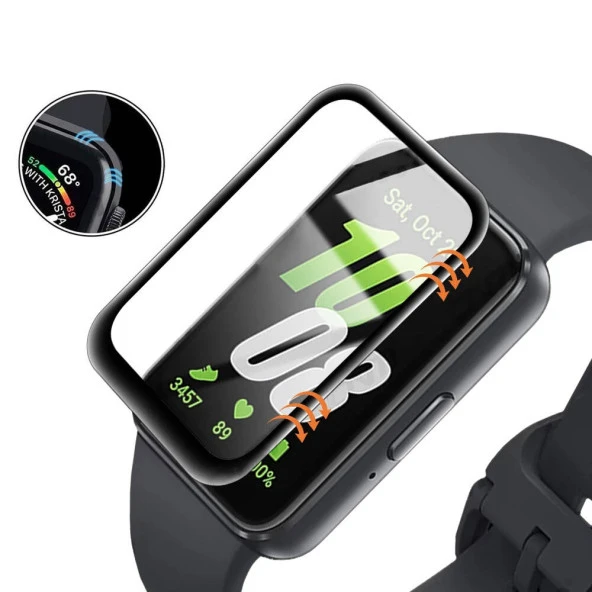 Galaxy Fit 3  PMMA Pet Saat Ekran Koruyucu - Resim 8