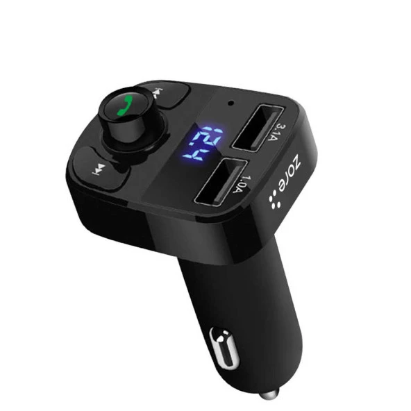 ZR-WP3C01 Bluetooth Transmitter Mp3 Araç Şarjı - Resim 4
