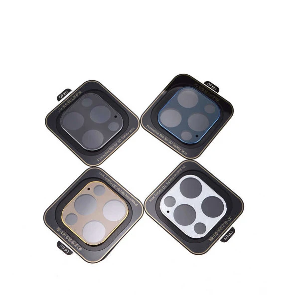 Apple iPhone 12 Pro Max  Kamera Koruyucu - Resim 5