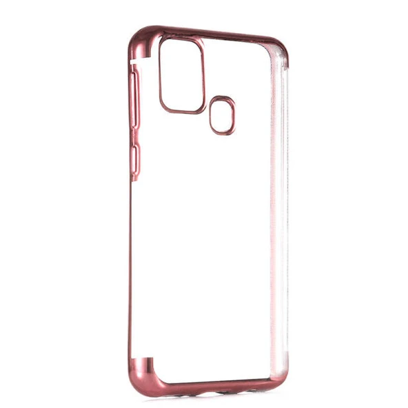 Galaxy M31 Kılıf  Dört Köşeli Lazer Silikon Kapak - Resim 4