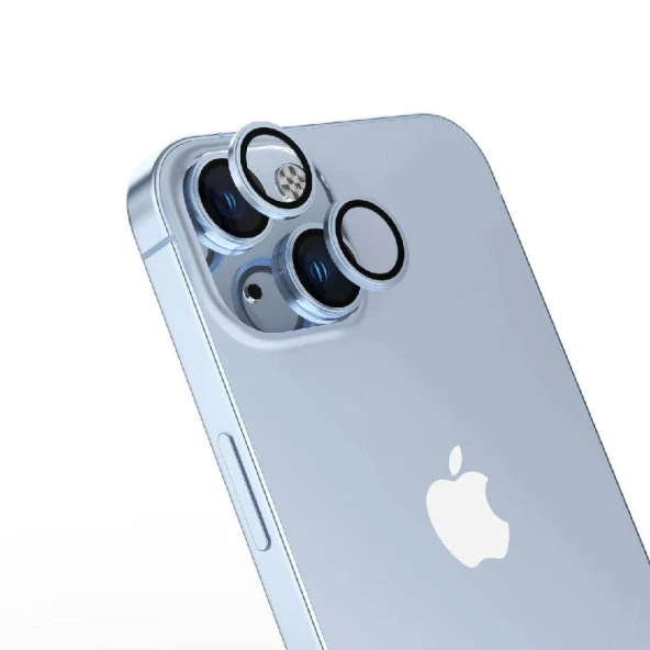 Apple iPhone 15  CL-15 Parmak İzi Bırakmayan Anti-Reflective Kamera Lens Koruyucu