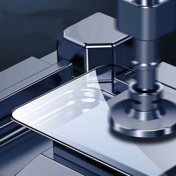 Oppo Reno 4 Lite  Kenarları Kırılmaya Dayanıklı Cam Ekran Koruyucu - Resim 4