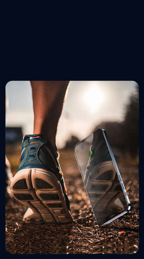 Apple iPhone 13 Pro Max  Rika Premium Privacy Temperli Cam Ekran Koruyucu - Resim 9