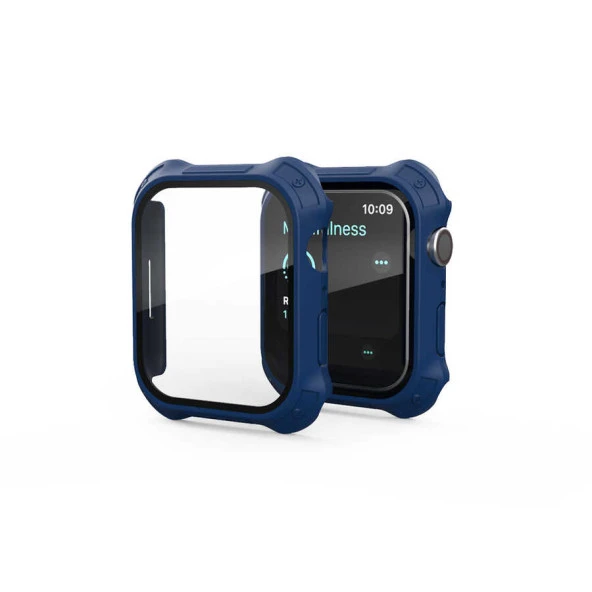 Apple Watch 7 41mm Tank Zırh Kasa ve Mat Görünümlü Ekran Koruyucu  Watch Gard 11 - Resim 2